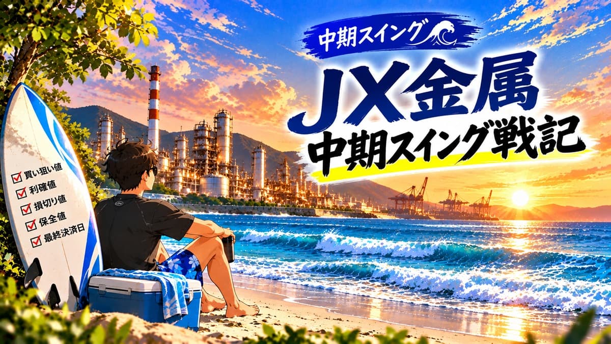 【中期スイング】JX金属（5016）｜売買記録・累計損益まとめ