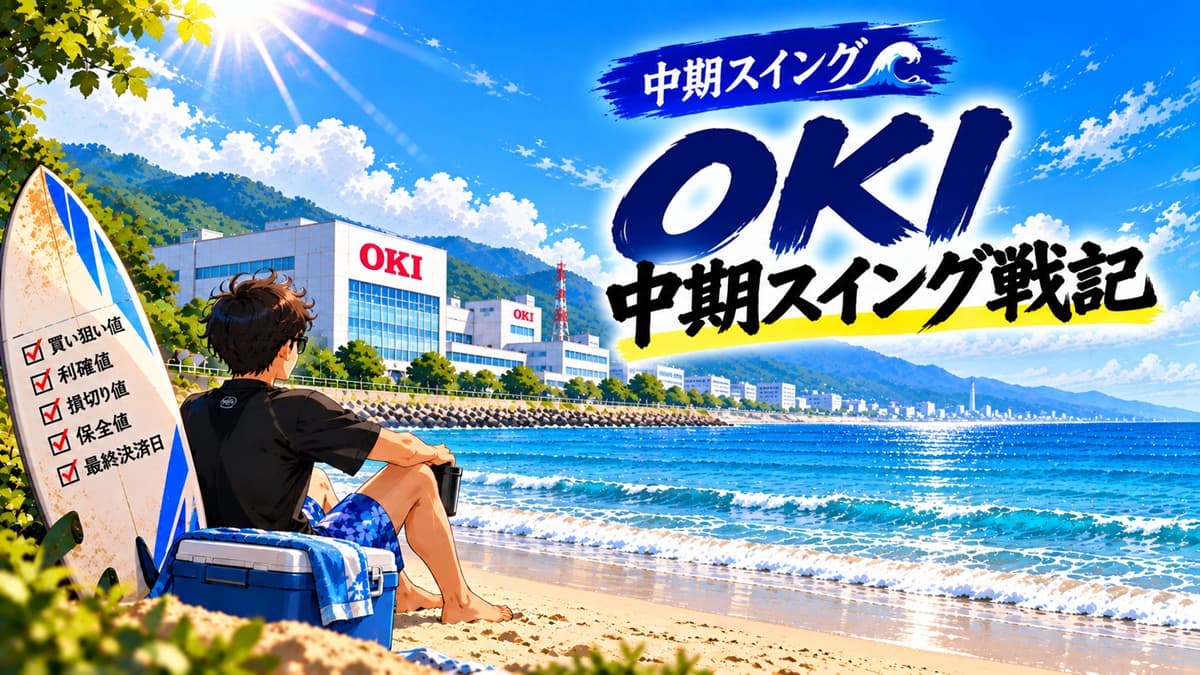 【中期スイング】OKI（6703）｜売買記録・累計損益まとめ