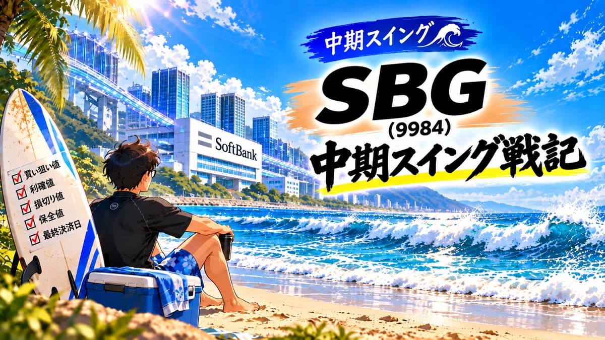 【中期スイング】SBG（9984）｜売買記録・累計損益まとめ