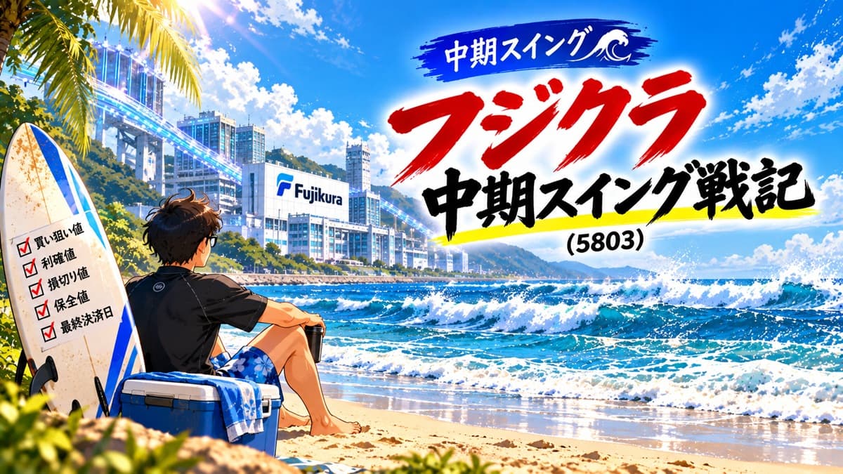 【中期スイング】フジクラ（5803）｜売買記録・累計損益まとめ