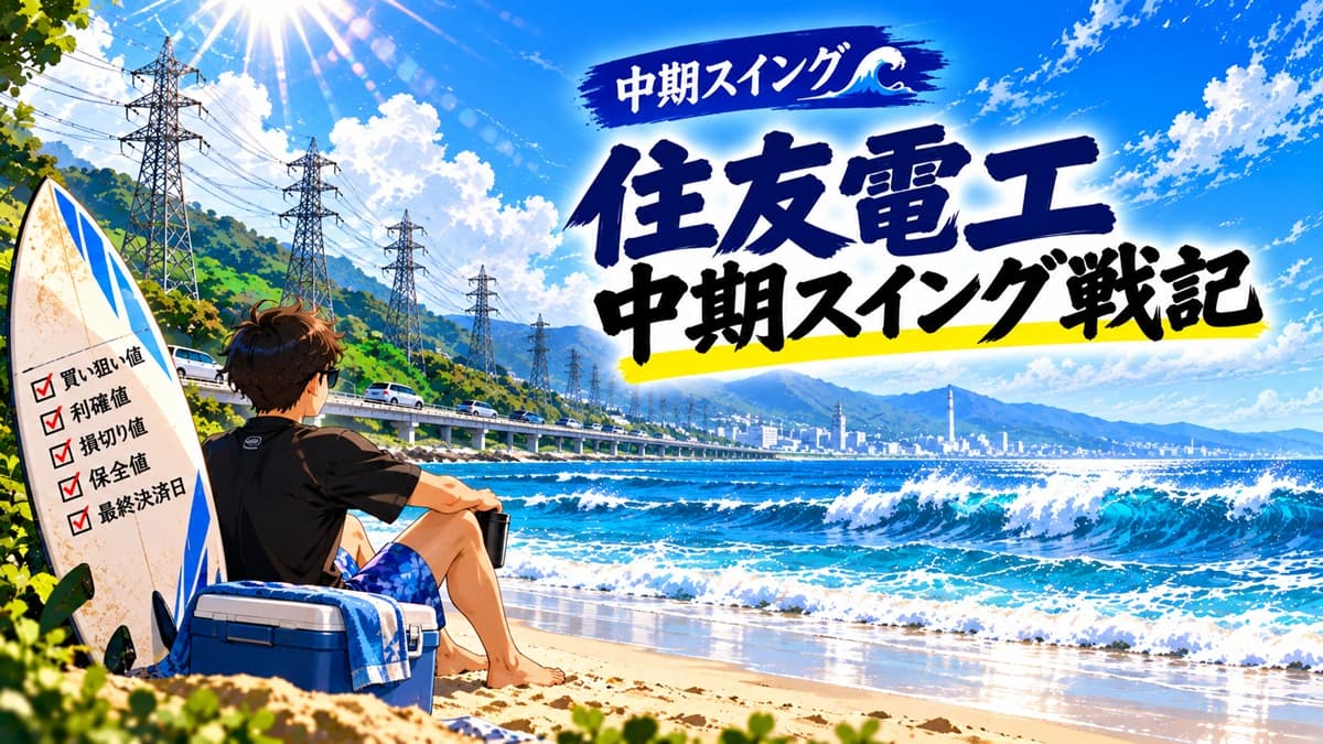 【中期スイング】住友電工（5802）｜売買記録・累計損益まとめ