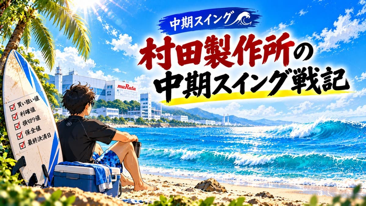 【中期スイング】村田製作所（6981）｜売買記録・累計損益まとめ